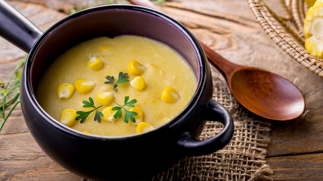 sweet corn soup Recipe