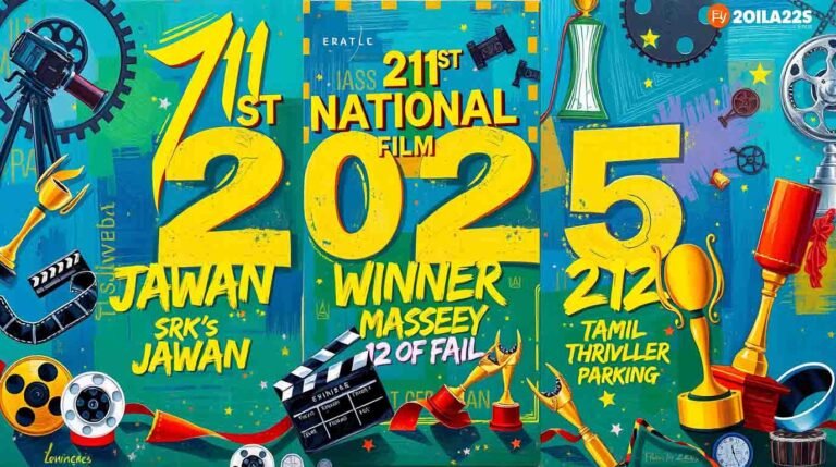 71st National Film Awards 2025 Winners List SRK’s Jawan, Vikrant Massey’s 12th Fail & Tamil Thriller Parking Dominate1