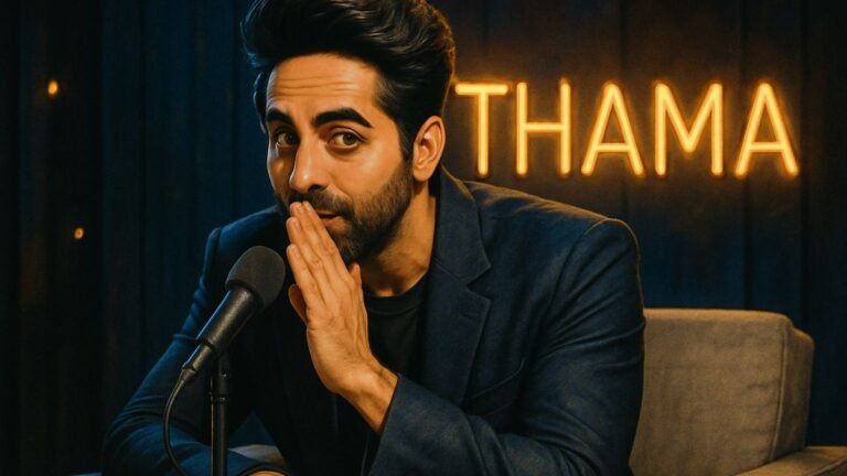 Ayushmann Ne Chupke Se Bata Diya 'Thama' Ka Raaz Bola - 'Iss Baar Hero-Villain Ka Fark Karna Mushkil Hoga!'