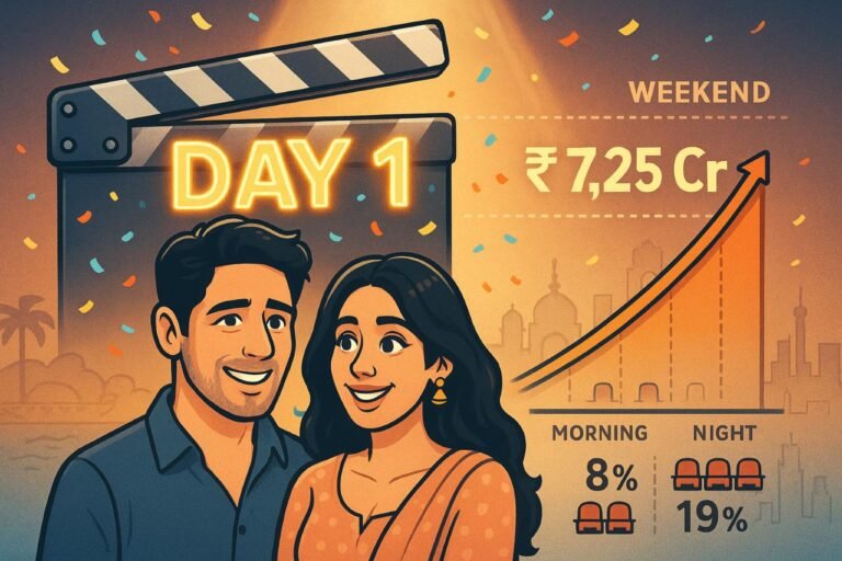 Day 1 Reality Check Param Sundari ne ₹7.25 Cr se Opening ki—Weekend Outlook kya hai