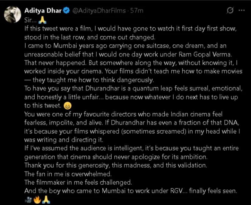 ek-suitcase-ek-sapna-aditya-dhar-ram-gopal-varma-emotional-confession
